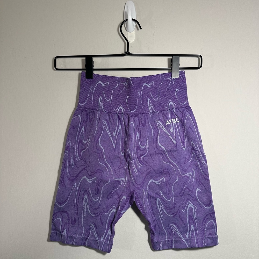 AYBL Purple Velocity Seamless Shorts